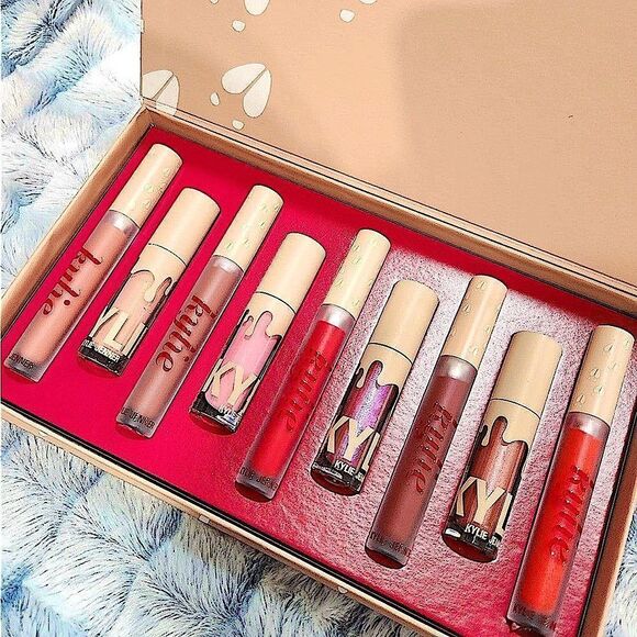 Kylie Cosmetics Holiday Collection Lipstick & Lipgloss Vault Full Collection - Picture 2 of 10